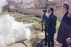 برگزاری کارگاه آموزشی و مانور اطفای حریق در بیمارستان زرقان