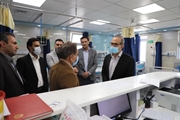 بازدید سرزده رئیس دانشگاه علوم پزشکی شیراز از بیمارستان زرقان