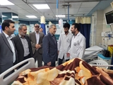 بازدید رئیس دانشگاه علوم پزشکی شیراز از بیمارستان حضرت امام حسن عسکری (ع) زرقان