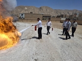 برگزاری کارگاه آموزشی دو روزه ی اطفاء حریق در بیمارستان زرقان