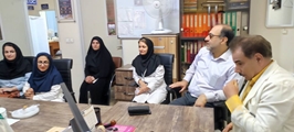 برگزاری برنامه ماهانه جشن تولد کارکنان در بیمارستان حضرت امام حسن عسکری (ع) زرقان