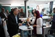 تجلیل از پزشکان و داروساز بیمارستان امام حسن عسکری(ع) زرقان