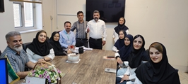 برگزاری جشن تولد کارکنان تیرماهی در بیمارستان حضرت امام حسن عسکری (ع) زرقان