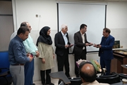 برگزاری آیین تکریم و معارفه رئیس بیمارستان حضرت امام حسن عسکری (ع) شهرستان زرقان
