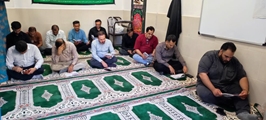 برگزاری مراسم پرفیض زیارت عاشورا به مناسبت دهه اول محرم در بیمارستان امام حسن عسکری (ع) زرقان